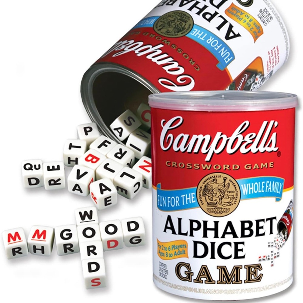 Campbells Soup Alphabet Dice Game Brand New